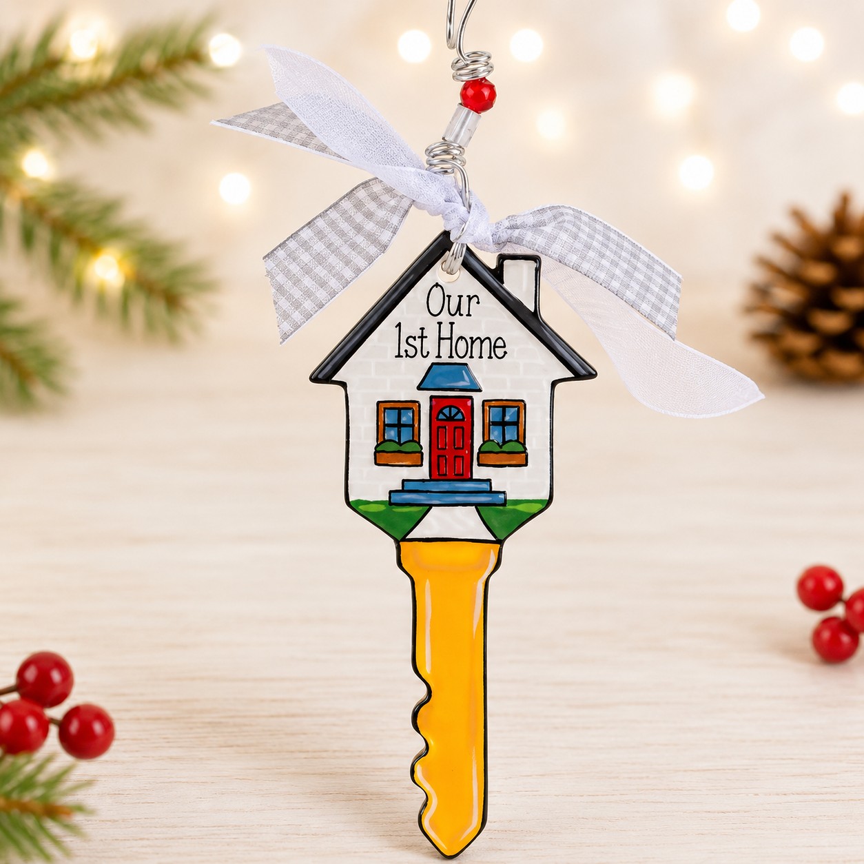 1st Home Key Ornament